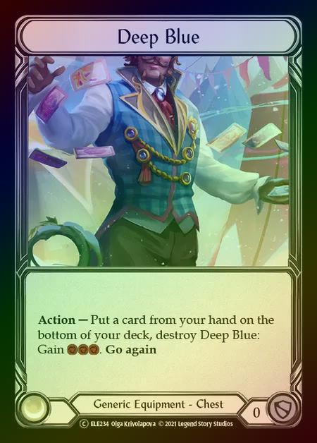 【RF】[Generic] Deep Blue [UL-ELE234-C] Rainbow Foil