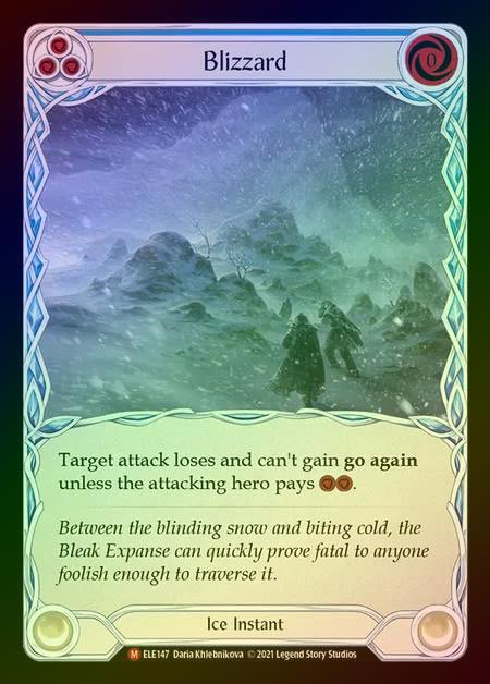 【RF】[Ice] Blizzard [1st-ELE147-M] Rainbow Foil