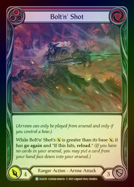 【RF】[Ranger] Bolt'n' Shot [1st-ELE216-R] (red) Rainbow Foil