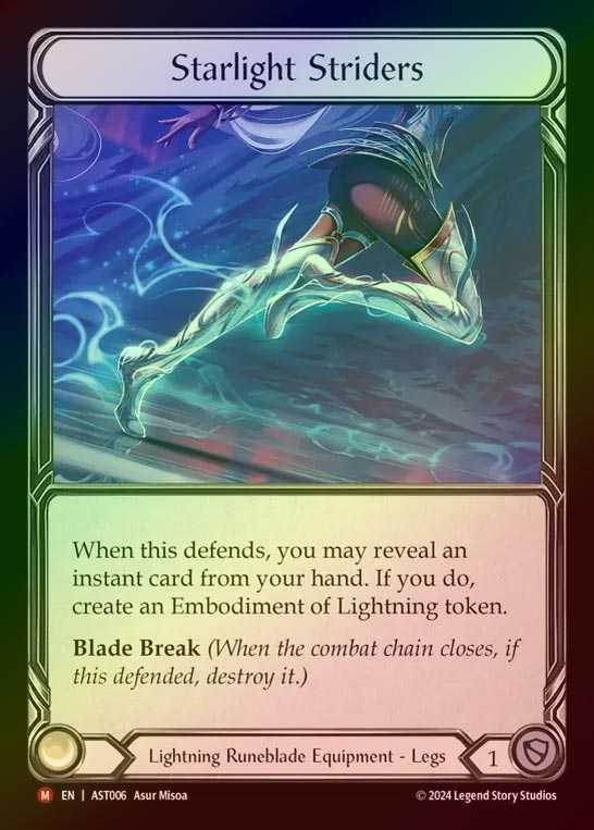 【RF】【EN】[Lightning Runeblade] 星標の踏破/Starlight Striders [AST006-M]