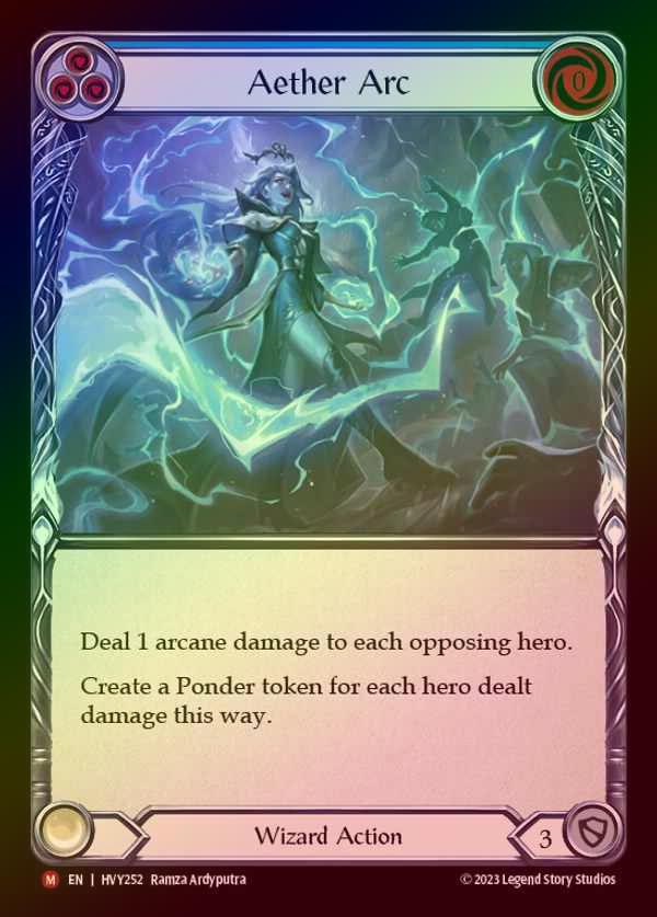 【EN】【RF】[Wizard] 孤光のエーテル/Aether Arc [HVY252-M] Rainbow Foil