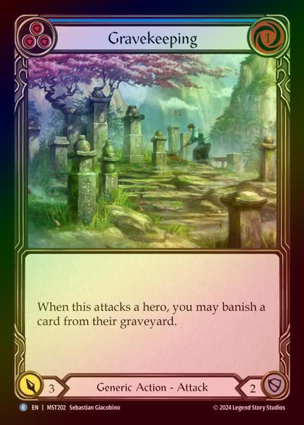 【RF】【EN】 [Generic] 墓守り/Gravekeeping (blue) [MST202-R]