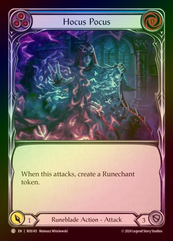 【RF】【EN】[Runeblade] アブラカダブラ/Hocus Pocus (blue) [ROS145-C]