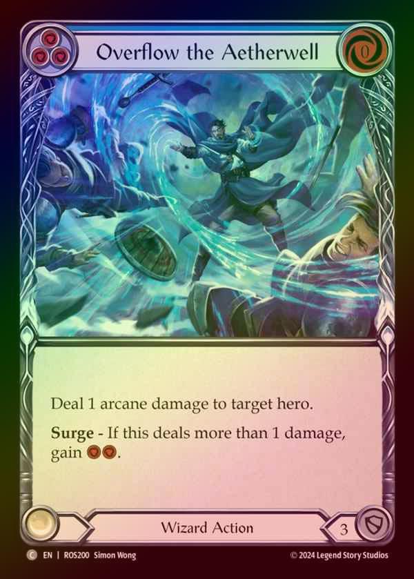 【RF】【EN】[Wizard] エーテル源の氾濫/Overflow the Aetherwell (blue) [ROS200-C]