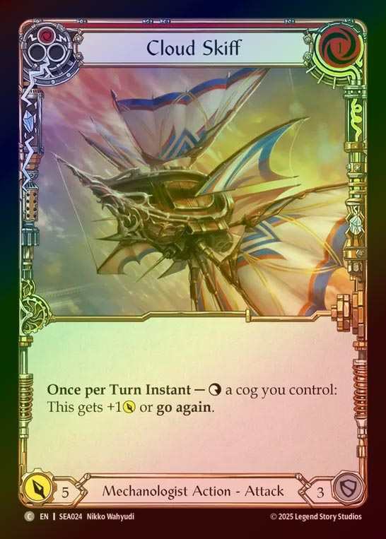 【RF】【EN】[Mechanologist] 飛雲艇/Cloud Skiff (red)  [SEA024-C]