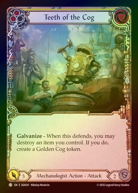 【RF】【EN】[Mechanologist] 歯車軋り/Teeth of the Cog (yellow)  [SEA031-C]