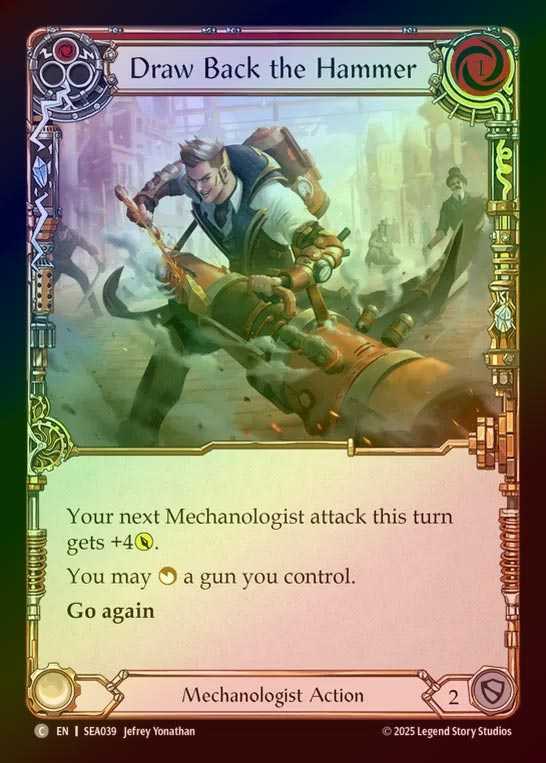 【RF】【EN】[Mechanologist] 撃鉄起こし/Draw Back the Hammer (red)  [SEA039-C]