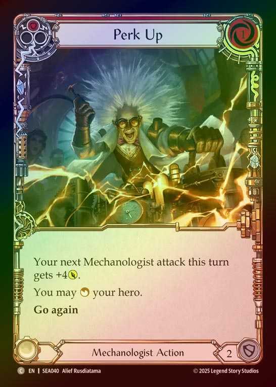 【RF】【EN】[Mechanologist] 元気溌剌/Perk Up (red)  [SEA040-C]