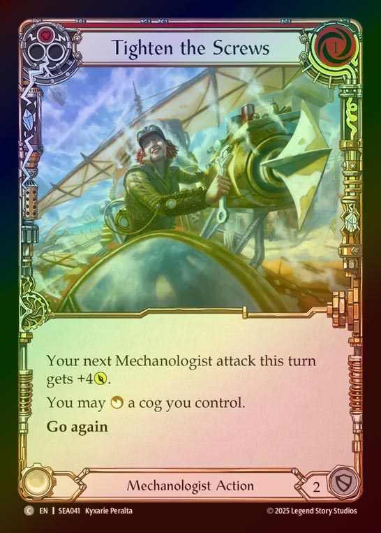 【RF】【EN】[Mechanologist] 螺子の締め上げ/Tighten the Screws (red)  [SEA041-C]