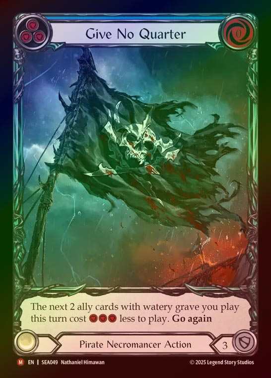 【RF】【EN】[Pirate Necromancer] 容赦無用/Give No Quarter (Extended Art) [SEA049-M]