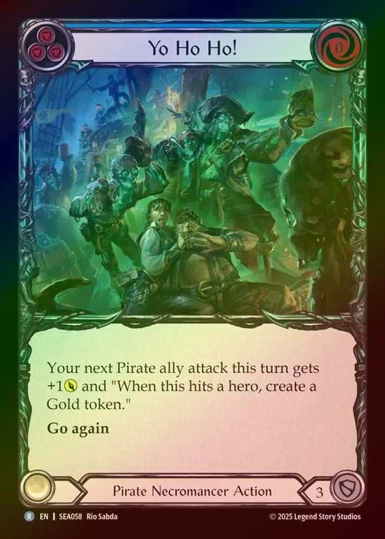 【RF】【EN】[Pirate Necromancer] ヨーホッホ！/Yo Ho Ho! (blue)  [SEA058-R]