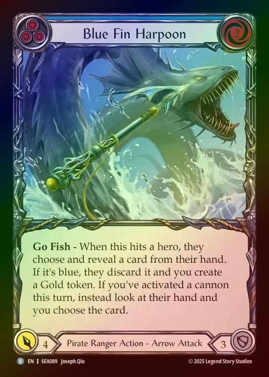 【RF】【EN】[Pirate Ranger] 青鰭の銛/Blue Fin Harpoon (blue)  [SEA089-R]