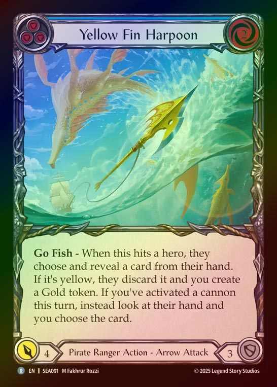 【RF】【EN】[Pirate Ranger] 黄鰭の銛/Yellow Fin Harpoon (blue)  [SEA091-R]