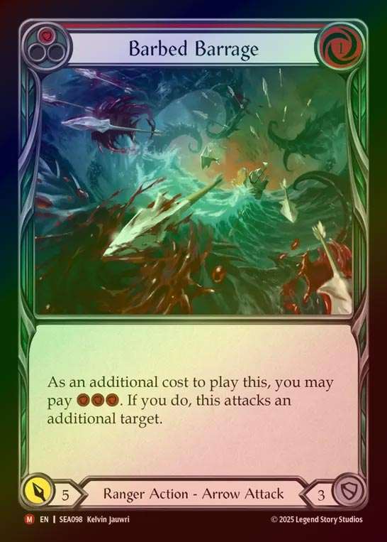 【RF】【EN】[Ranger] 逆棘の弾幕/Barbed Barrage [SEA098-M]