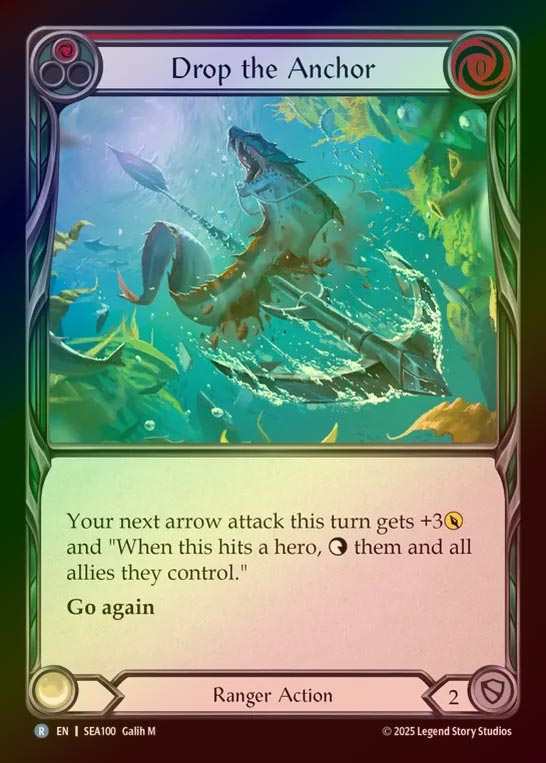 【RF】【EN】[Ranger] 投錨/Drop the Anchor (red)  [SEA100-R]