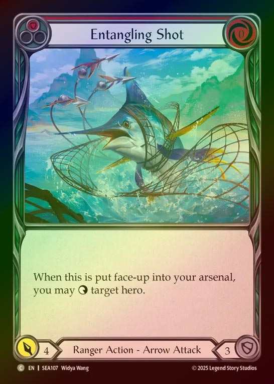 【RF】【EN】[Ranger] 絡め捕りの射撃/Entangling Shot (red)  [SEA107-C]