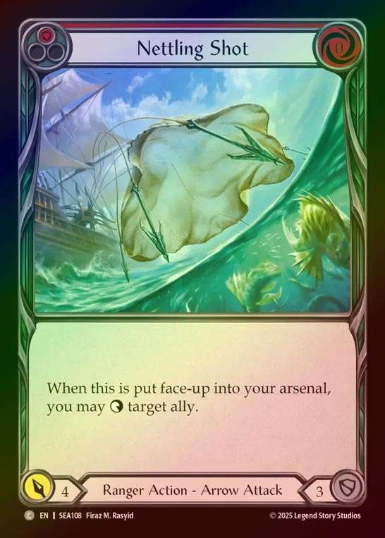 【RF】【EN】[Ranger] 網漁の射撃/Nettling Shot (red)  [SEA108-C]