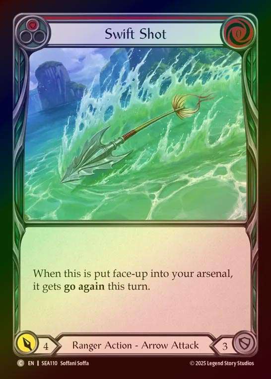 【RF】【EN】[Ranger] 水切る射撃/Swift Shot (red)  [SEA110-C]