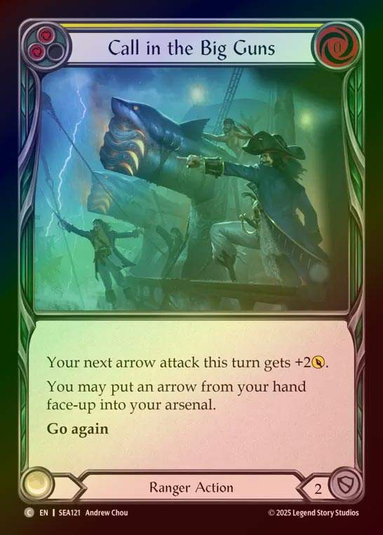 【RF】【EN】[Ranger] 砲撃要請/Call in the Big Guns (yellow)  [SEA121-C]