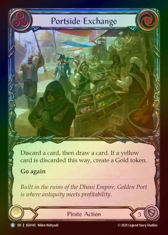 【RF】【EN】[Pirate] 波止場の交易所/Portside Exchange (blue)  [SEA145-R]