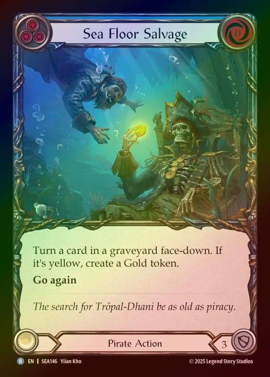 【RF】【EN】[Pirate] 海底からの回収/Sea Floor Salvage (blue)  [SEA146-R]