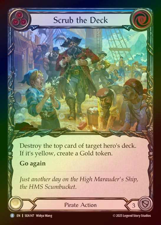 【RF】【EN】[Pirate] 甲板掃除/Scrub the Deck (blue)  [SEA147-R]