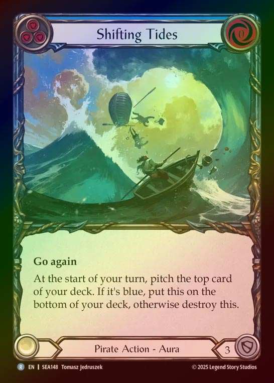 【RF】【EN】[Pirate] 急変する潮流/Shifting Tides (blue)  [SEA148-R]