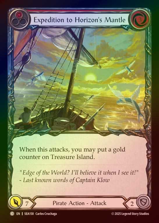 【RF】【EN】[Pirate] 天海融域の探検/Expedition to Horizon's Mantle (red)  [SEA158-C]