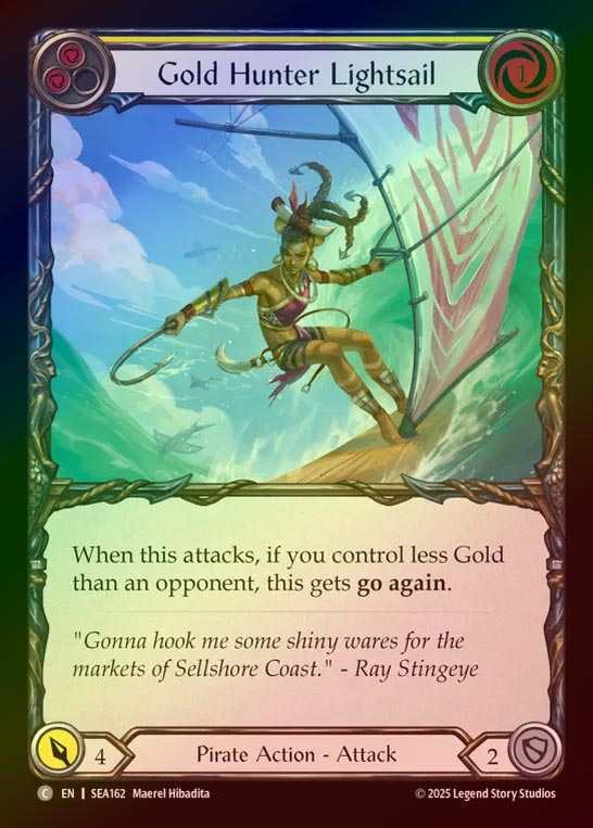【RF】【EN】[Pirate] ゴールドハンターの軽帆/Gold Hunter Lightsail (yellow)  [SEA162-C]