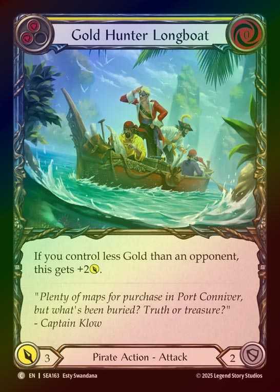 【RF】【EN】[Pirate] ゴールドハンターの長艇/Gold Hunter Longboat [SEA163-C]