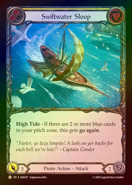 【RF】【EN】[Pirate] スウィフトウォーター・スループ/Swiftwater Sloop (yellow)  [SEA167-C]