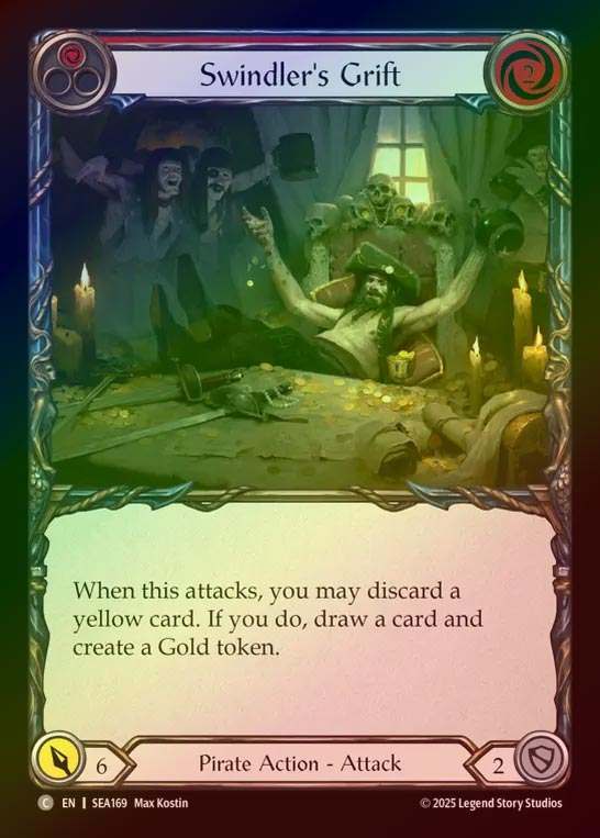 【RF】【EN】[Pirate] 海賊の一仕事/Swindler's Gift (red)  [SEA169-C]