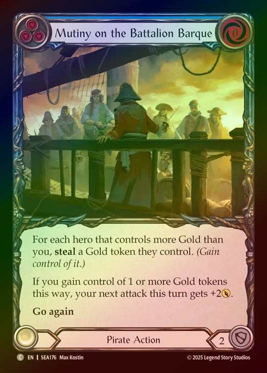 【RF】【EN】[Pirate] 戦隊帆船での反乱/Mutiny on the Battallon Barque (blue)  [SEA176-C]