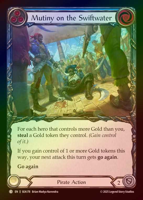 【RF】【EN】[Pirate] スウィフトウォーターでの反乱/Mutiny on the Swiftwater (blue)  [SEA178-C]