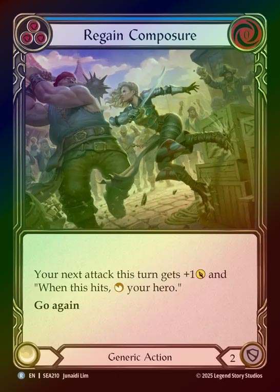 【RF】【EN】[Generic] 平穏の取り戻し/Regain Composure (blue)  [SEA210-R]