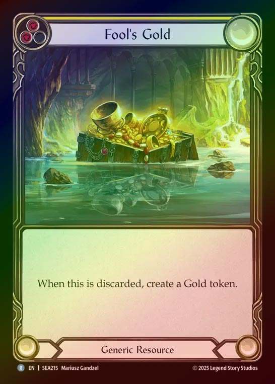 【RF】【EN】[Generic] 愚者の偽金貨/Fool's Gold (yellow)  [SEA215-R]