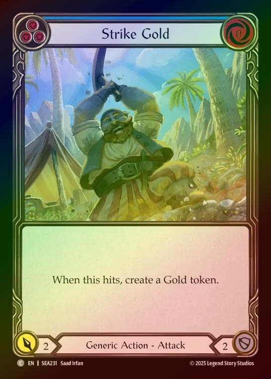 【RF】【EN】[Generic] 金鉱掘り/Strike Gold (blue)  [SEA231-C]