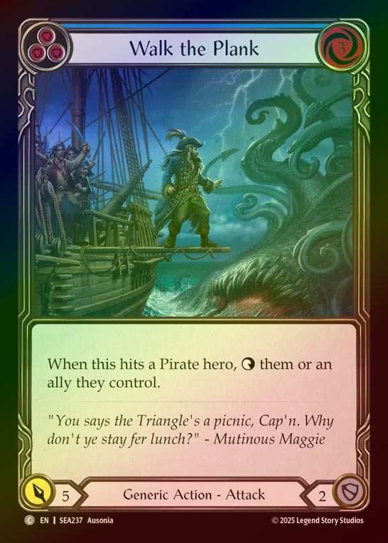 【RF】【EN】[Generic] 板歩きの刑/Walk the Plank (blue)  [SEA237-C]