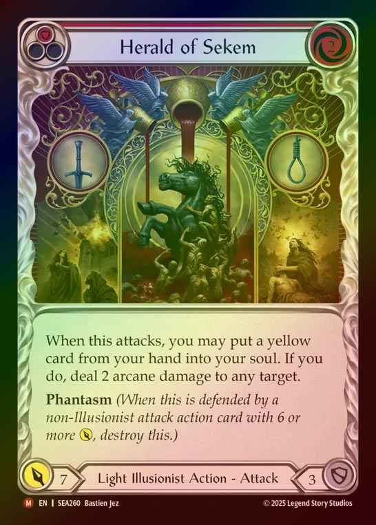 【RF】【EN】[Lightning Illusionist] セケムのヘラルド/Herald of Sekem [SEA260-M]