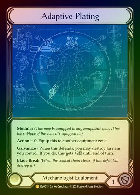 【RF】[Mechanologist] Adaptive Plating [EVO013-L] Rainbow Foil