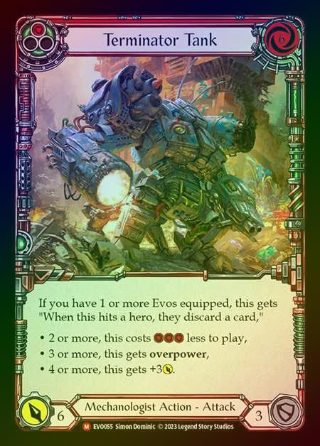 【RF】[Mechanologist] Terminator Tank [EVO055-M] Rainbow Foil