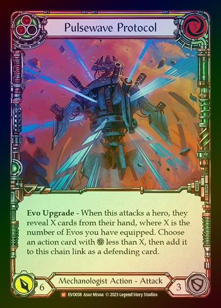 【RF】[Mechanologist] Pulsewave Protocol [EVO058-M] Rainbow Foil