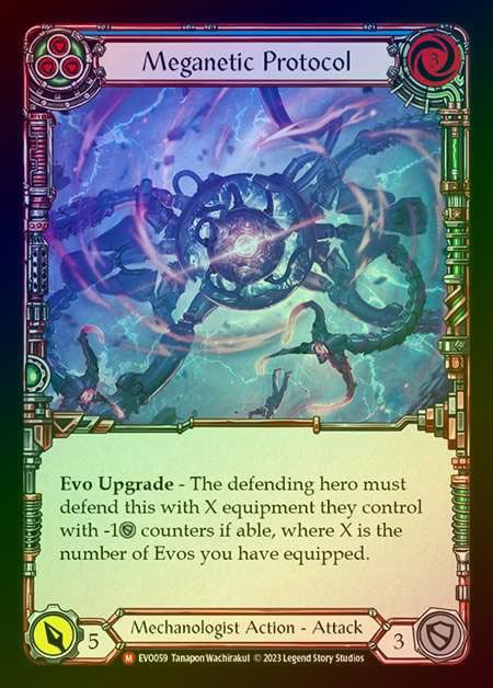 【RF】[Mechanologist] Meganetic Protocol [EVO059-M] Rainbow Foil