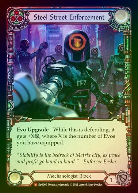 【RF】[Mechanologist] Steel Street Enforcement [EVO060-M] Rainbow Foil