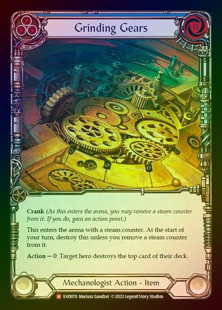 【RF】[Mechanologist] Grinding Gears [EVO070-M] Rainbow Foil