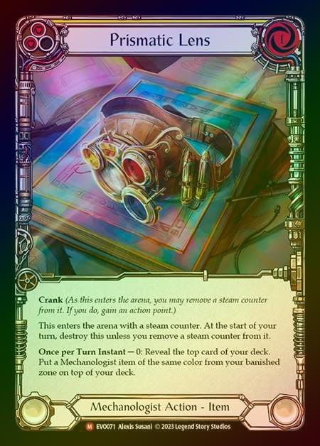 【RF】[Mechanologist] Prismatic Lens [EVO071-M] Rainbow Foil