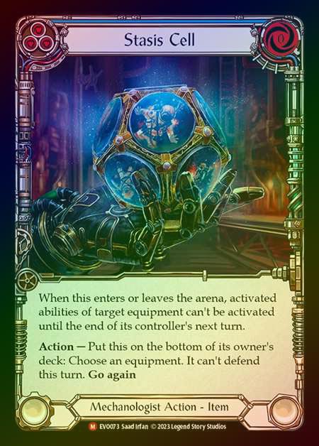 【RF】[Mechanologist] Stasis Cell [EVO073-M] Rainbow Foil