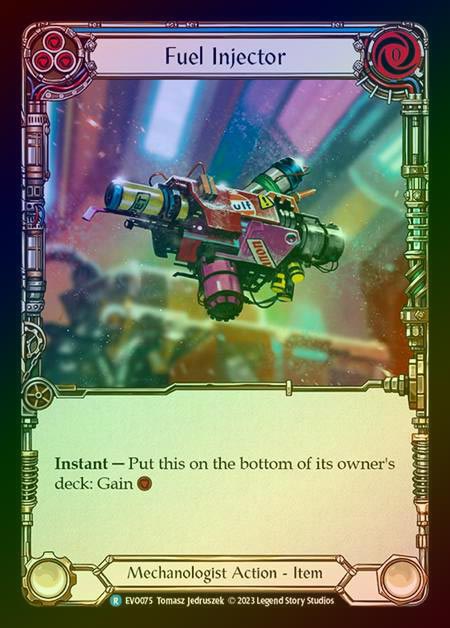 【RF】[Mechanologist] Fuel Injector [EVO075-R] Rainbow Foil