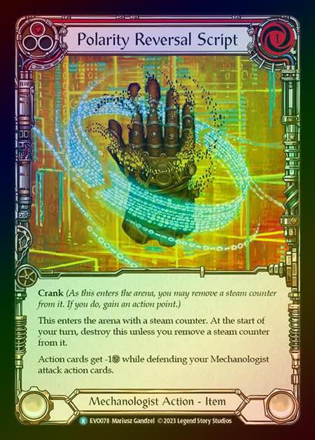 【RF】[Mechanologist] Polarity Reversal Script [EVO078-R] Rainbow Foil