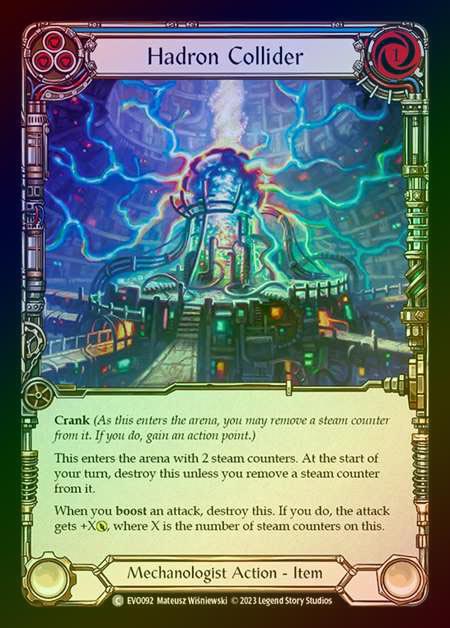【RF】[Mechanologist] Hadron Collider (blue) [EVO092-C] Rainbow Foil